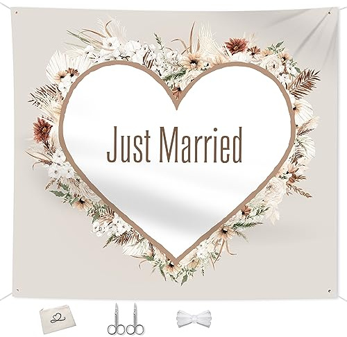 Hochzeitsherz zum Ausschneiden, Hochzeitsgeschenke für Brautpaar, 200x180cm, Bettlaken mit Herz Hochzeit, Hochzeit Bettlaken Hochzeitsspiele, Standesamt Überraschung, 2 Scheren & Aufbewahrungstasche