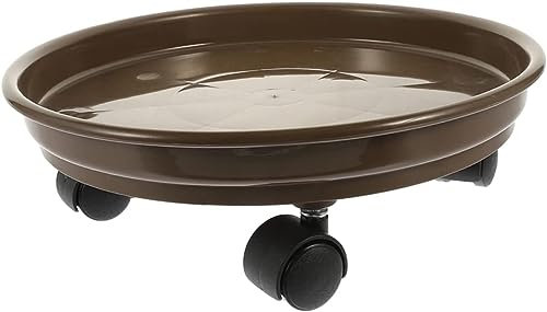 2pcs Planter Tray Base Indoor Flower pots Indoor Plants planters Outdoor Plant Pot Pallet Dolly Interior Accessories Flower Pot Saucers Plant Pot Movers Indoor Plant Pallet Plant Mover ( Color : Black