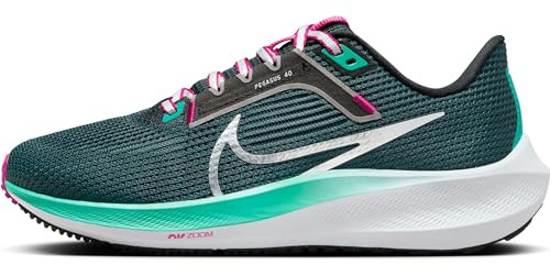 Nike Damen Air Zoom Pegasus Laufschuh, Deep Jungle/Black/White/Metallic Silver, 40.5 EU