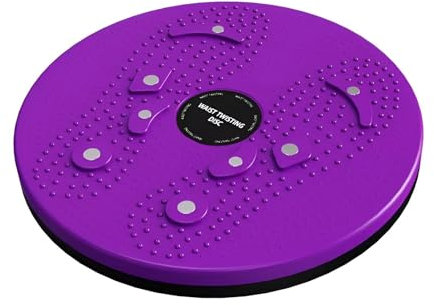Balance Board für Kinder & Erwachsene | Balance Kissen für Füße 25 cm | Wackelbrett Gleichgewichts-Training | Balancekissen (Lila)