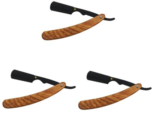 Angoily 3st Rasierer Für Die Männerrasur Erdbeer-haarspangen Sicherheitsrasierer Augenbrauen Rasierer Rasuradoras Para Hombres Chinesische Haarspange Bart Handbuch Mann Bambus