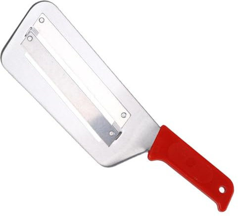 Coltello Affettatrice da cucina per carote, cipolla e pelapatate, a doppia lama, coltello