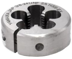 Filiera per filettatura rotonda Filiera rotonda AR-D regolabile for mano sinistra HSSE UNC4-40L 6-32L 8-32L 10-24L 1/4 5/16-18L 3/8-16L 1/2-13L Filiera for filettatura viti(M3.5)