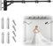 Bras de flèche mural 53-100 cm, trépied de plafond rotatif flexible à 180°, bras triangulaire boom avec vis universelle 1/4 à 3/8, 3 sections télescopiques, pour lumière annulaire, lumière