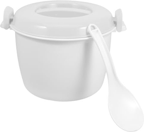 OFFSCH Cocina Vaporera Microondas Paleta De Arroz Cocción Al Vapor Para Microondas Tapa