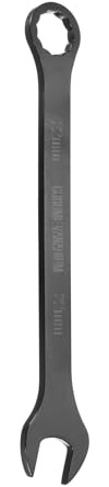 sourcing map Llave combinada de 22 mm, caja métrica de 12 puntos y extremo abierto, acero al cromo vanadio CR-V, herramienta de llave de doble extremo para reparación de automóviles, tuberías, muebles