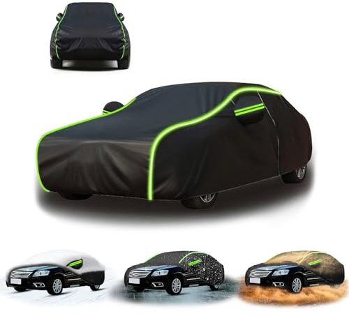 Bache Voiture pour Peugeot 3008 II 2016-2023,Housse de Voiture Exterieur,Étanche,Protection Solaire,Coupe-Vent,Anti-Pluie,Anti-Neige,Anti-PoussièRe Et Anti-Rayures kf01