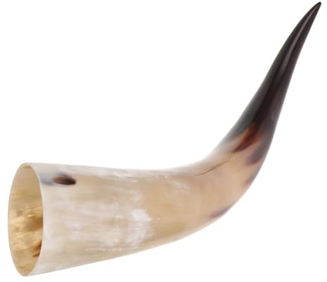 DECOMELODY Ensemble À Vin Rétro En Corne Chope À Bière Vin Et Hydromel Chope Rustique En Corne Verre À Hydromel D’Hydromel Trompette Viking De Pirate