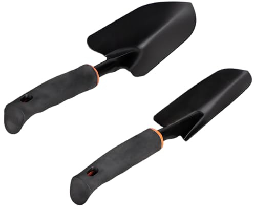 PONDON Trädgårdsskötsel handspade set: Metall murslev - 12,6/13 längd