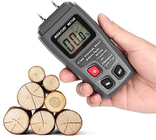 Rcniso Digital LCD-handhållare Trä Fuktmätare Fuktdetektor Hygrometer Tester Sensor
