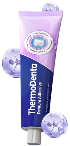 Pasta adesiva per protesi, colla di riparazione impermeabile, adesione immediata con forte tenuta, sigillante termoplastico con facile applicazione, cura orale, 40 g di soluzione dentale per uso