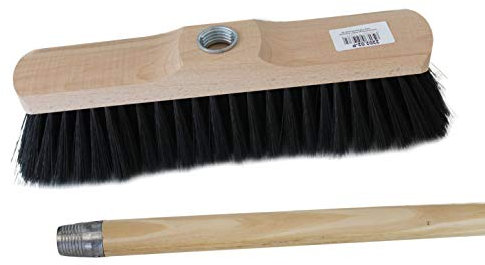 Zimmerbesen 30 cm mit Gewinde MIT Stiel (1 Stück)