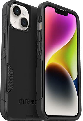 OtterBox Commuter Case IPhone 14/iPhone 13, Shockproof, Drop Proof, Rugged, Protective Case, 3x Tested To Military Standard, Antimicrobial Protection, Black - Non-Retail Packaging