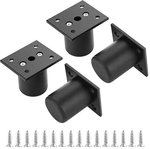 OwnMy 4PCS 2 Inch Furniture Legs Feets Aluminum Alloy Furniture Risers