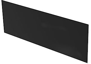 Spritzschutzblech für KUNe NOVUM Ausgussbecken, das perfekte Zubehör, einfache Montage, fleckenfreie Wände, Farbe:Schwarz, Größe:68.2 x 30 cm