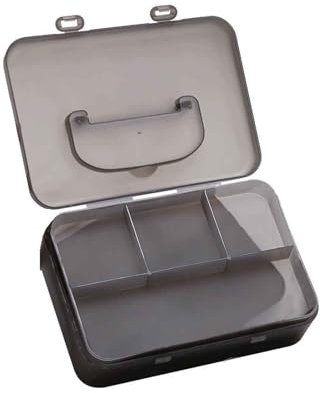 Federmäppchen Junge Mäppchen Schulmäppchen Federtasche Federmappe Pencil Case Erwachsene Bleistift-Aufbewahrungsbox Tragbare Doppelschicht Für Studierende Plastik Hohe Kapazität (black,19.6x13.8x6cm)
