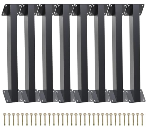 Grehitk 8 soportes de soporte de ángulo de 45 grados, kit de pérgola, kit de soporte de conector resistente para pérgolas para cenadores, patio, pérgolas, cabaña de troncos, kit de soporte de madera