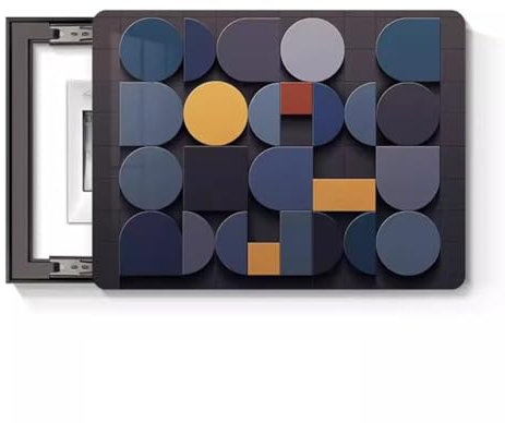 GRRICEPL Sicherungskasten Abdeckung Schrank, Quadratische Kunst Zählerkasten Dekoration, Verstecken Sie Meter Electric Meter Box Schutzschrank, Verfügbar(A,70x50cm)