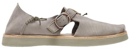 Satorisan - Benirras Microperforated - Sandali Sportivi Uomo Donna - Sandali Piatti Pelle Sostenibili, Confortevoli e Durevole - Colore Rocky Grey - Taglia 42