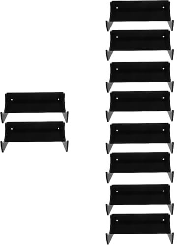 Cabilock 5 Juegos Soporte Para Rodillo Soporte Para Barra De Cocina Colgadores De Pines De Votación Gancho Porta Rodillos Colgador De Pared Con Rodillo Acrílico Black 2 Piezas * 5