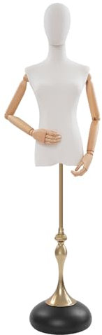Weibliche Schneiderpuppe, Schaufensterpuppe Display Stand, für Bekleidungsgeschäfte, Schaufenster, Einkaufszentren, Schneiderläden 35*138*230cm