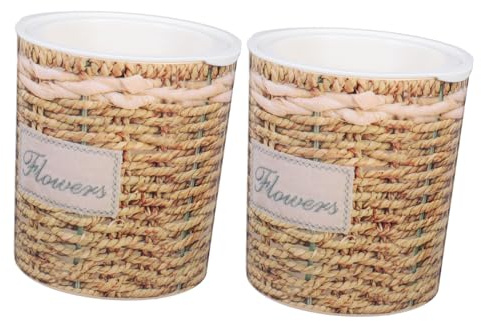 TOYANDONA 2pièces Pots De Fleurs Autonomes avec Système Arrosage pour Plantes Intérieur Pots Décoratifs Plastique à Auto-Absorption pour Fleurs Et Plantes Vertes