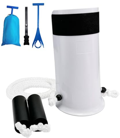 Osanchan Sock Aids for Putting On Socks, No Bending Flexible Sock Aid Device with Shoe Horn Long-Handle Sock Removal for Seniors/Disabled, Easy On and Off Sock Helpers (Basic)