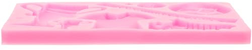 OSALADI Molde de Silicona para Chocolate y Fondant Cavidades para Decoración de Tartas y Galletas para DIY Repostería y Endulzantes