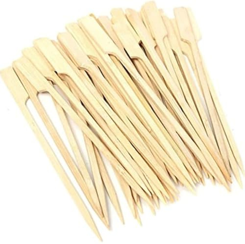 PARENCE.- Pics Brochette en Bambou 18 cm – Lot de 50 | Bâtonnets Cocktail | Piques Apéritif et Barbecue | Accessoires pour Fruits, Viandes et Tapas, Boisé