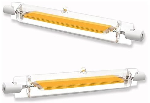 R7S LED 118mm Dimmbar 20w Ersatz für 200W Halogen | 2000LM Warmweiß 3000K, Kein Flackern, 360° Abstrahlwinkel, Led R7s 118mm 20W Energiesparlampe für Strahler Deckenfluter Außenleuchten, 2er Pack