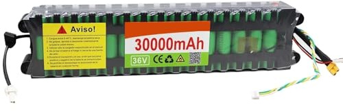 36V 30AH Batteria Al Litio Ebike Batterie Di Ricambio Per Monopattini Pieghevoli Batterie Agli Ioni Di Litio A Lunga Durata Caricabatterie Non Incluso 36V