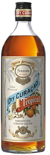 FERRAND - Dry Curaçao Tropical - Liqueur d’Orange - Origine : France - Notes d’Agrumes, Orange Amère et Épices - Idéal cocktails - 40% Alcool - 70 cl