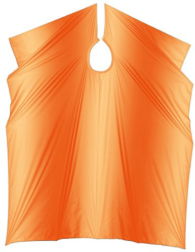 Comair 3040072 Umhang Stonewash Polyester elastischer Kragen mit Haken, 120 x 140 cm, orange