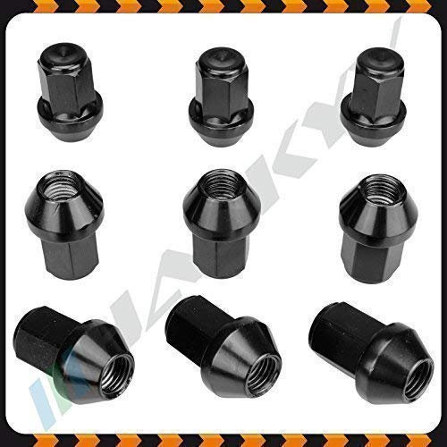 20 SCHWARZ Radmutter 1/2 UNF x 34 SW19 Kegelbund Kegel 60° Alu Stahl Felgen