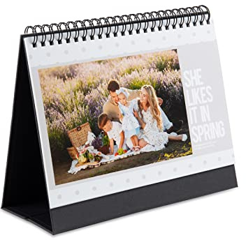 Jeweidea 2026 Personalisierter Fotokalender 2025 Kalender 2025 Selbst Gestalten Familienkalender für Zuhause Büro Neujahr (B)