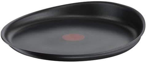 Tefal Ingenio - Sartén para crepes (27 cm, inducción, revestimiento antiadherente, aluminio fundido, apilable, apto para lavavajillas, Eco Resist L8581004, negro