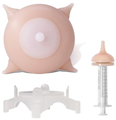 Bubble milk bowl Aufzuchtflasche Silikon Haustier Welpenmilch Flasche für Hunde aufzucht Mit 4 Nippel Pet Nurser Flasche M Size Small Dog
