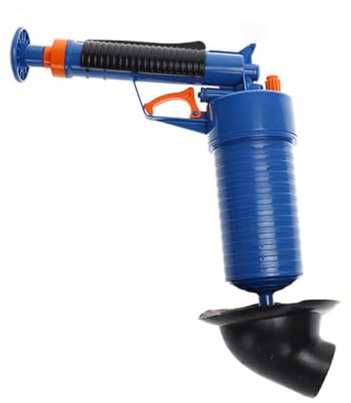 Sturatubi ad Aria Compressa, Stura WC a Pistone ad Aria Compressa per Sgorgare Tubature, Ostruire Scarici Intasati in Bagno