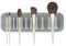 jebyltd Organisateur de pinceaux de maquillage - Support de séchage en silicone pour pinceaux de maquillage - Pour carrelage de salle de bain - Support mural pour pinceaux de maquillage