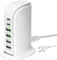 65W 6 Port USB Chargeur Multiple, Cadeau d'anniversaire, Cadeaux De Vacances pour La Famille et Les Amis, Station De Recharge USB Chargeur De Bureau Chargeur Universel pour Samsung, iPhone, Pixel
