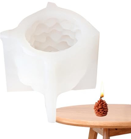 ccuzs Weihnachtsbaum-Form – einzigartige Tannenzapfen, Weihnachtsformen für Kerzen – Harzguss, Gips, Wachs-Zubehör für Kerzen, Kunst, Handwerk, Kuchendekoration, Schokolade, Heimdekoration