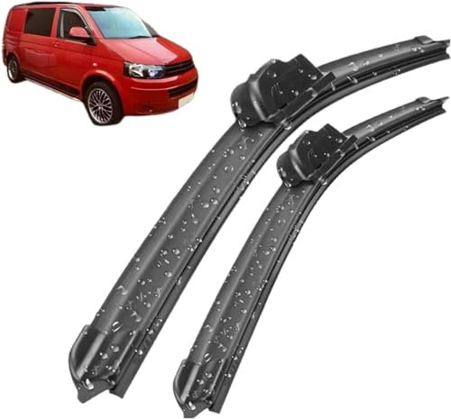 baobeini Scheibenwischer blätter Scheibenwischer Kompatibel Scheibenwischerblätter FÜR VW Transporter Caravelle T5 2006-2013 24+24