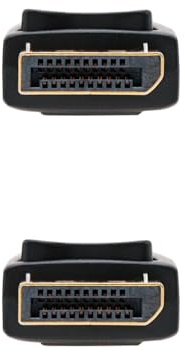 Brightium Cable DisplayPort de alta calidad, modelo DP/M-DP/M, color negro, longitud de 2.0 metros. Ideal para conectar dispositivos con entrada DisplayPort.