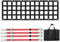 VEVOR Red para Portón Trasero 137x46 cm Red de Carga Resistente para Caja de Camioneta con 4 Correas Telescópicas Ajustables Extensible y Duradera Adecuada para Camionetas, Camiones, Remolques, SUV