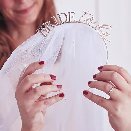 Haarreif Bride To Be, Metall, Hochzeit Braut Dekoartion JGA Jungesellinnenabschied