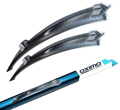 MOTOS Kit d'essuie-glace pour Audi A3 Sportback 8VA depuis 09.2012 - Construction de pointe, Essuie-glace avant, Extrêmement silencieux, Durable & résistant aux intempéries, Facile à installer, Certif