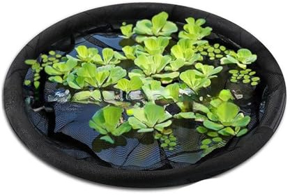RWAJZAX Rete di protezione per piante galleggiante, barriera per stagno, protezione dei pesci e accessori per la decorazione del giardino, piante da stagno
