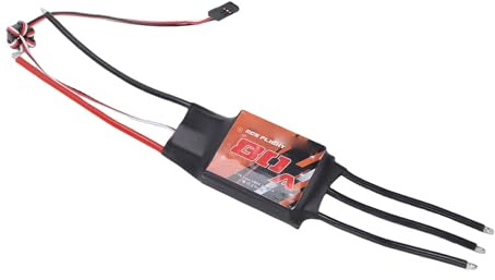 Jiawu Potente ESC sin Escobillas 80A para Cuadricóptero RC de ala Fija, Fácil Operación para Fotografía Aérea Material: PCB
