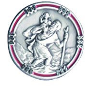 Christophorus-Plakette Metall