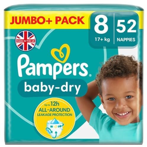 Pampers Baby Dry Size 8 x52
